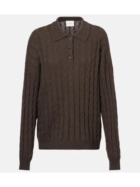 Pulover Lisa Yang din cașmir maro