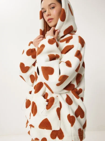 Palton Happiness İstanbul alb