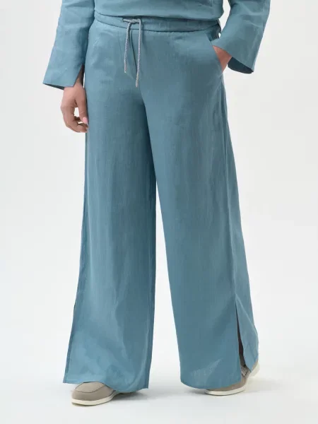 Штани Panicale Cashmere блакитні