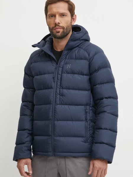 Pernata jakna Haglöfs Rosson Down za muškarce tamno za zimu plava