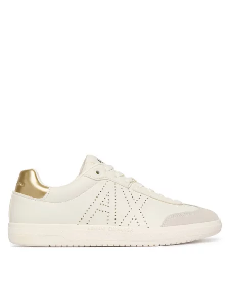 Tenisice Armani Exchange Écru
