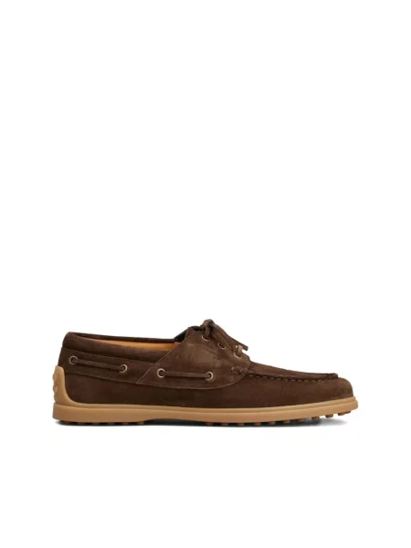 Półbuty Tod's zamszowe brązowe