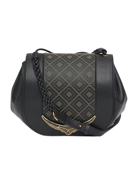 Torebka Roberto Cavalli skórzana czarna