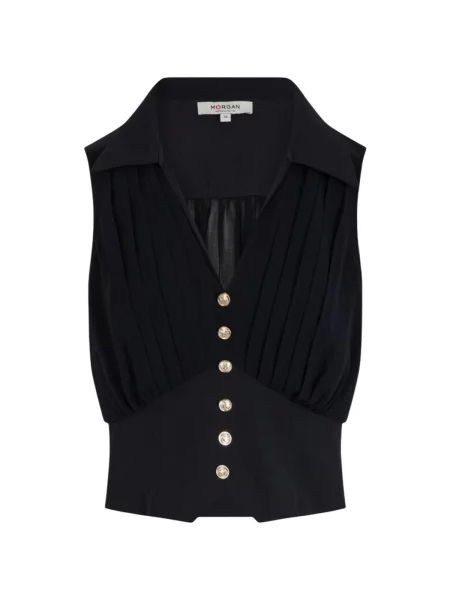 Morgan felső OPLI sötétkék női sima OPLI kék