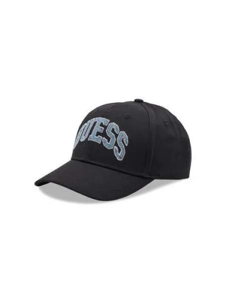 GUESS Șapcă baseball LOGO PATCH negru