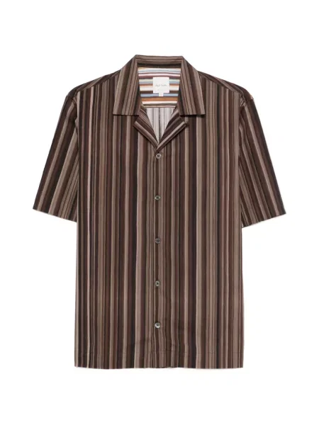 Košile Paul Smith hnědá
