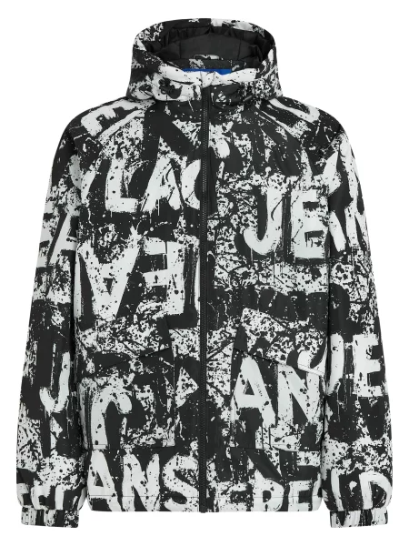 KARL LAGERFELD JEANS Geacă de primăvară-toamnă negru alb