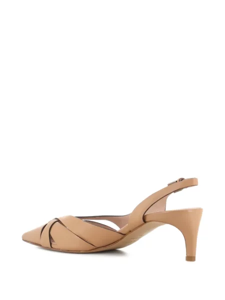 Pantofi cu toc Del Carlo din piele slingback