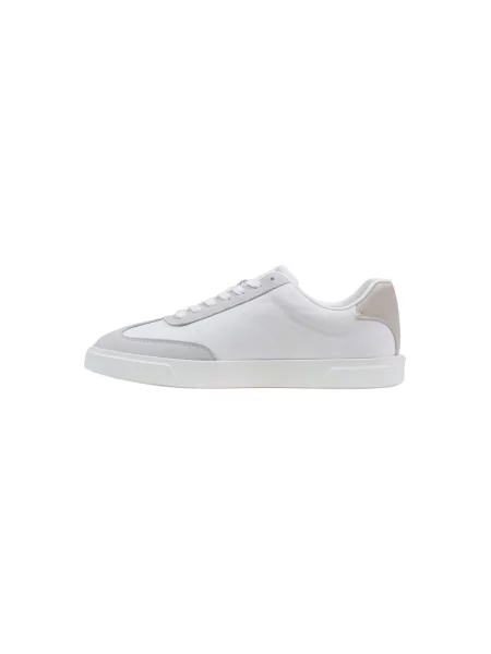 Pantofi Calvin Klein Jeans din piele alb