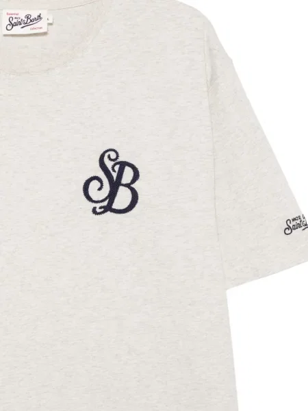 Tricou Mc2 Saint Barth cu autograf gri
