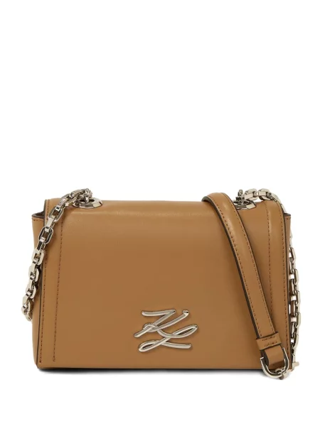 Geanta crossbody Karl Lagerfeld K/Autograph maro