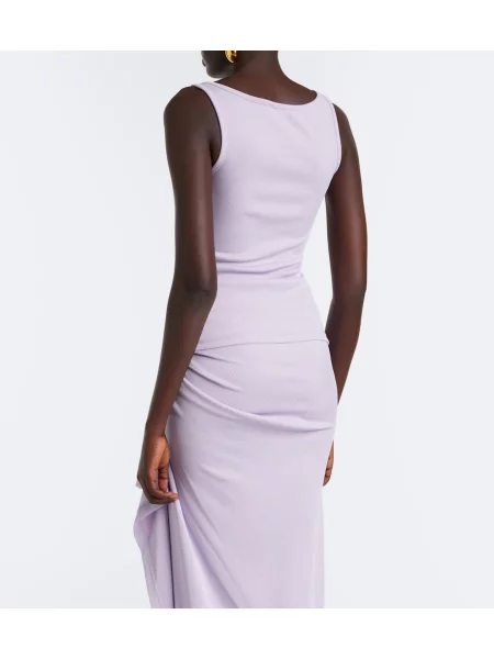 Top Christopher Esber tricotate violet