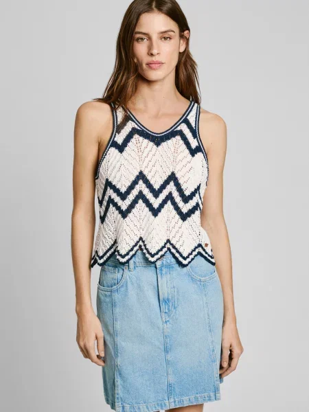 Топ Pepe Jeans білий