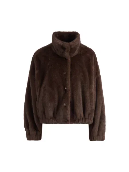 Kurtka Weekend Max Mara brązowa