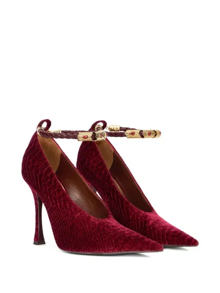 Pantofi cu toc Roberto Cavalli roșu