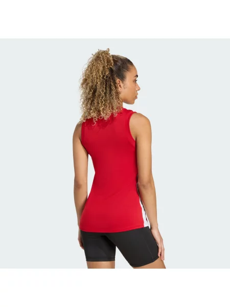 Koszulka Quickset Sleeveless Volleyball czerwona