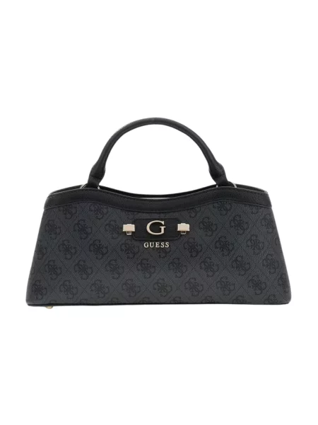 Guess Torebka Lindsey Szary ciemny czarna