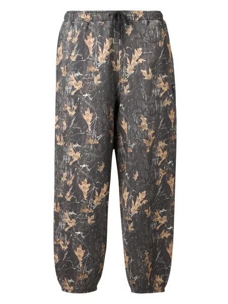 GUESS JEANS Pantaloni / gri metalic / oliv bej