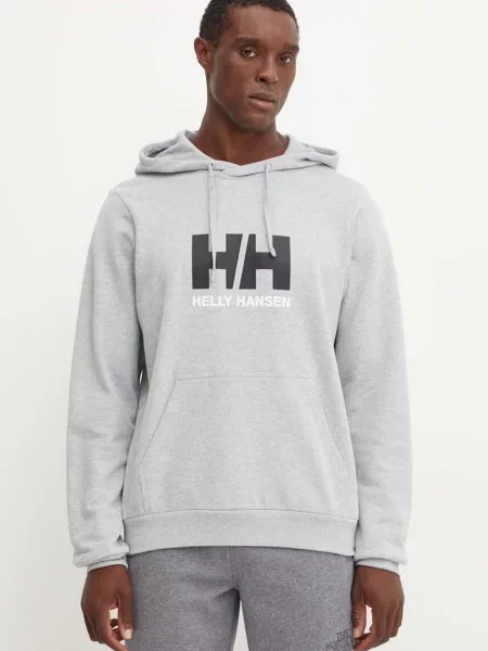 Helly Hansen mikina HH LOGO šedá