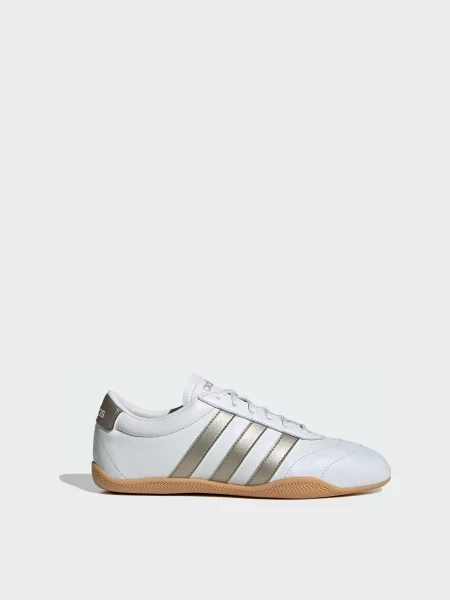 Кожаные кроссовки Adidas белые