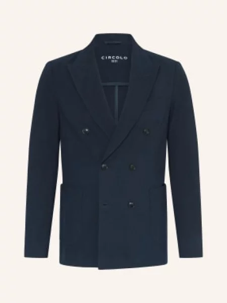 Circolo Slim Fit Sako Z Jersey blu navy tmavě modré