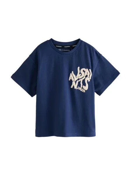 SmALLSAINTS Tricou bleumarin alb