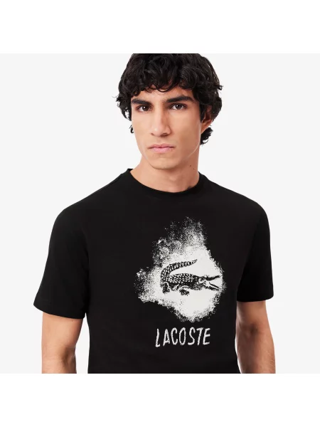 Lacoste Sportowy T-Shirt Ultra Dry czarna