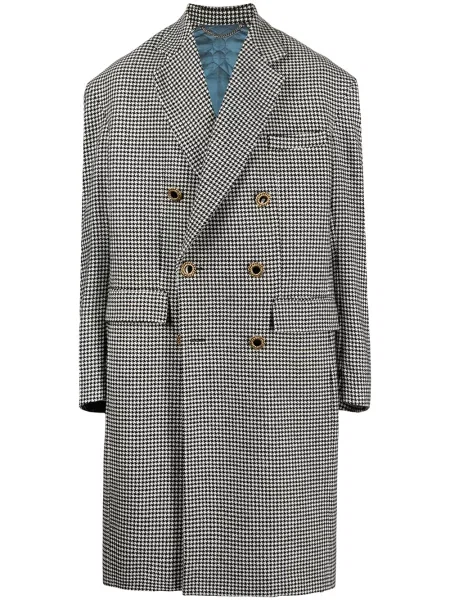 Palton Cool Tm de lână cu imagine negru