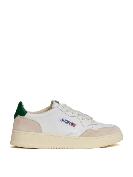 Sneakers Autry Medalist Low Man Leat/ Suede Wht/ Amaz EUR 45 białe