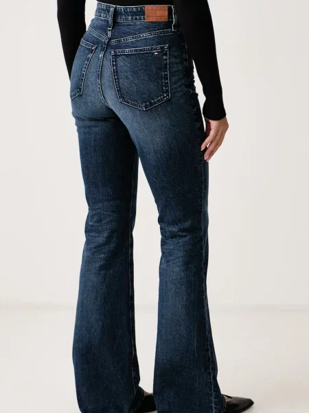 Tommy Jeans jeansy bootcut granatowe
