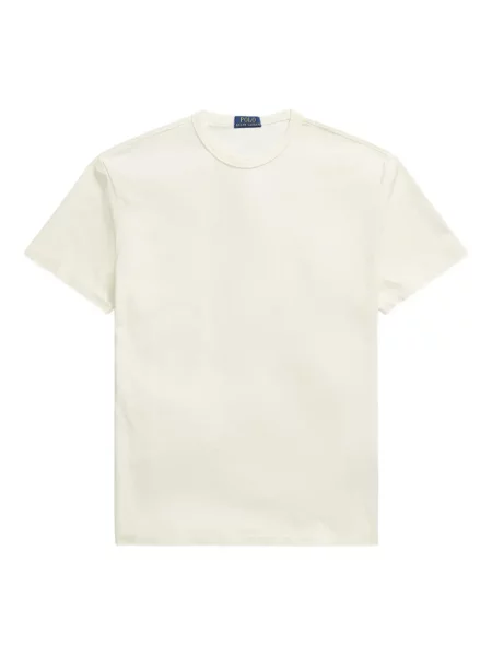 Ριγέ polo Polo Ralph Lauren με κουκούλα με αυτόγραφο λευκό