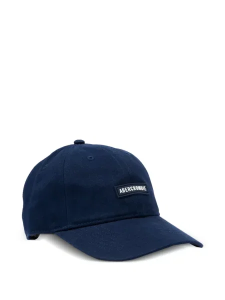Czapka z daszkiem dziecięca Abercrombie Fitch niebieska
