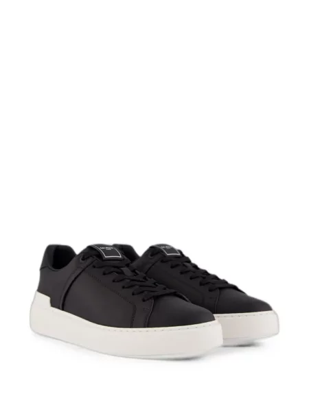 Sneakerși Balmain din piele negru