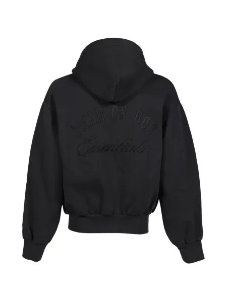 Hanorac cu glugă Essentials cu autograf negru