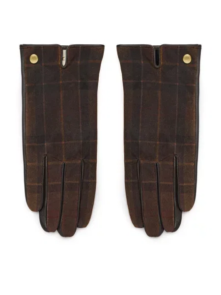 Rękawiczki Barbour brązowe