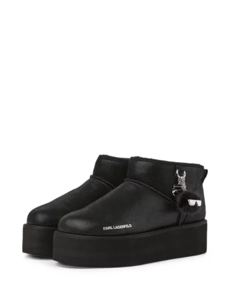 Termic botine Karl Lagerfeld negru