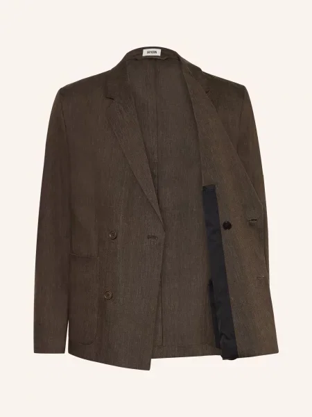 Drykorn Sako Domaro Slim Fit S Lněným Vzorem braun