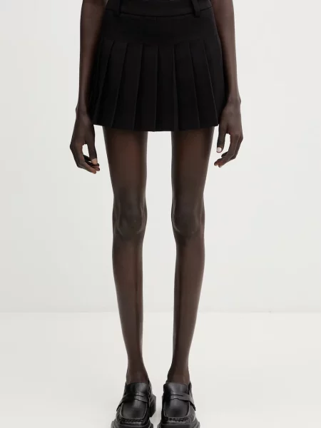 WRSTBHVR Nuria fustă plisată cu amestec de lână