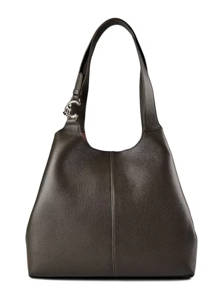 Coccinelle Bőr shopper táska + tarisznya Coccinelle C-Easy zöld