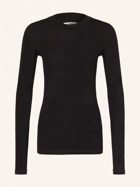 Jil Sander Tričko S Dlouhým Rukávem černá