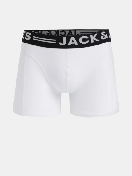 JACK & JONES Boxeri Sense negru alb