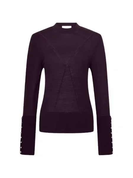 Pulover Rabanne tricotate violet