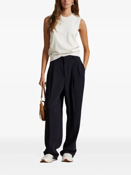Tricou polo Polo Ralph Lauren cu imagine cu dungi din țesătură twill albastru