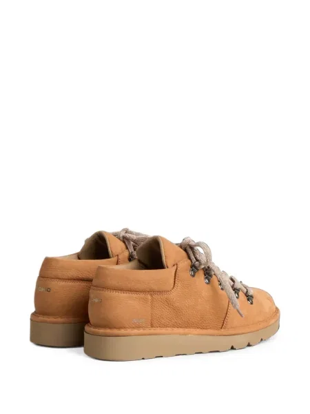 Sneakerși Panchic din piele maro