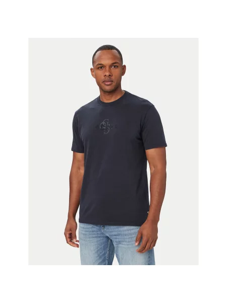 Guess T-Shirt Σκούρο μπλε