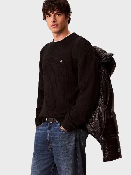 Джинсова куртка Calvin Klein Jeans чорна