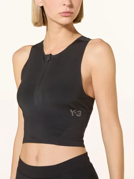 Top Y-3 do biegania czarny