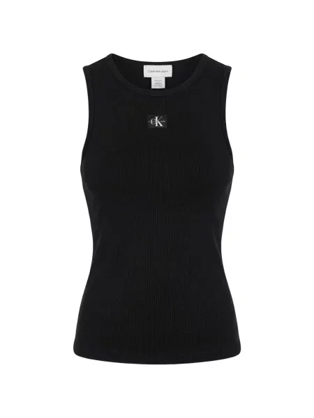 Denim ruha Calvin Klein Jeans fekete