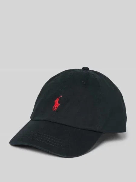 Polo Ralph Lauren czapka z daszkiem gładka czarny