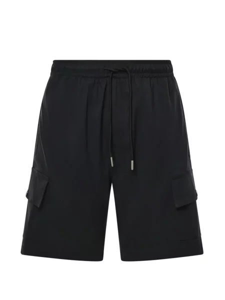 Pantaloni scurți cargo Giuliano Galiano cu cordon negru
